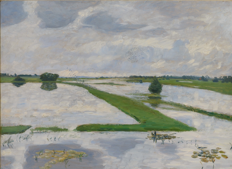 Fischerhude - Überschwemmte Wümmewiesen, 1910 Modersohn, Otto