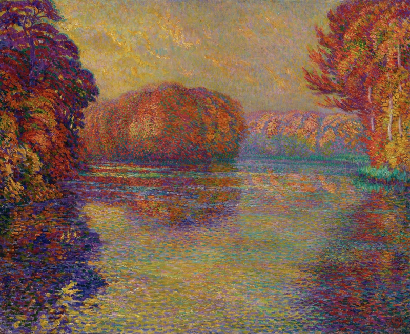 Herbst am See, 1913 Schlobach, Willy