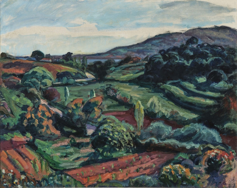 Korsische Landschaft (Paysage de Corse), 1910 Camoin, Charles
