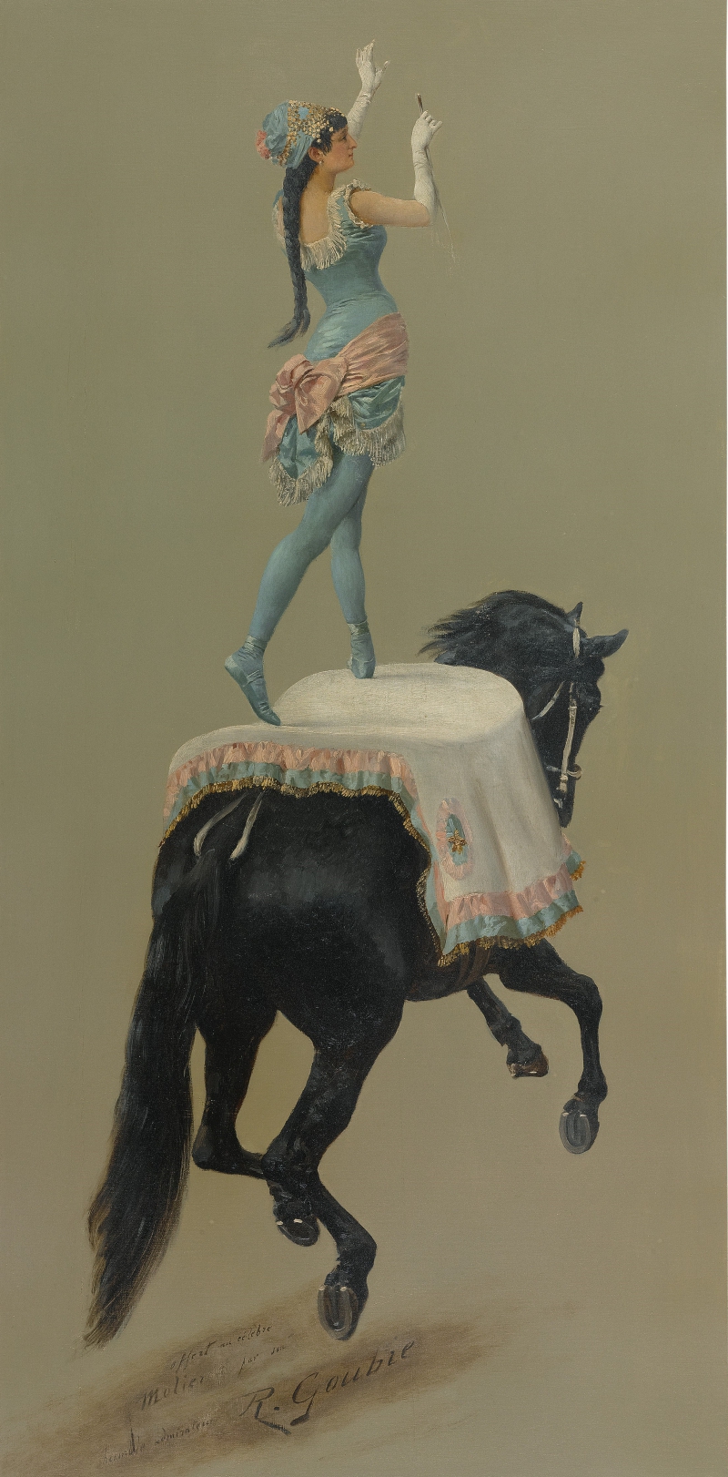 7 Szenen aus dem Cirque Molier, 1880-90er Jahre Goubie, Jean Richard