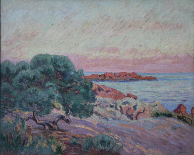 Agay, Ile Besse bei Sonnenuntergang Guillaumin, Armand