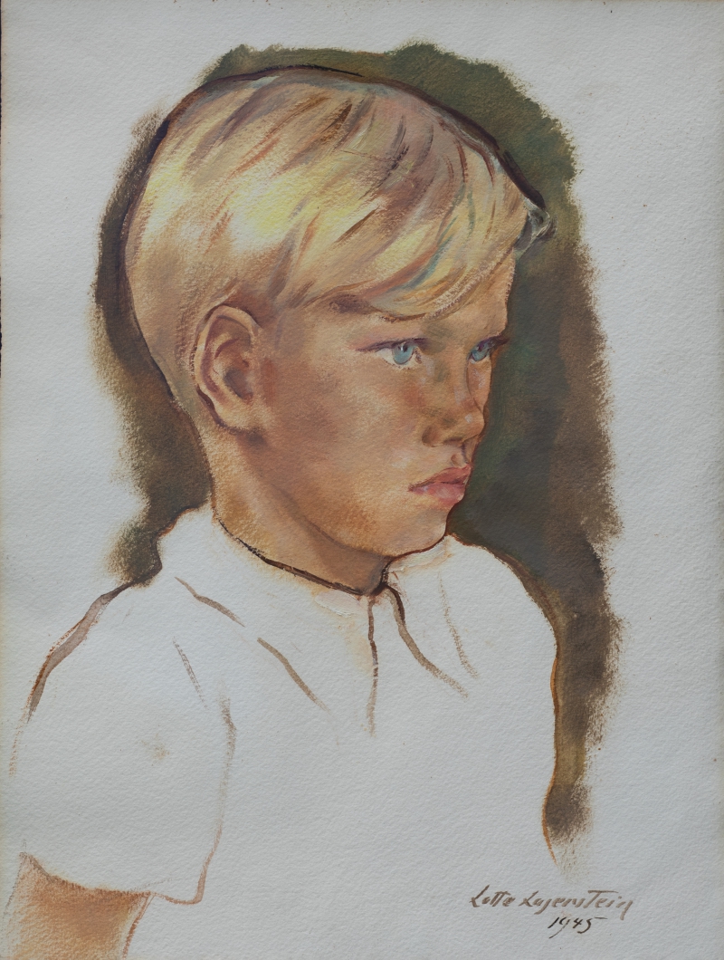 Blonder Junge, 1945 Laserstein, Lotte