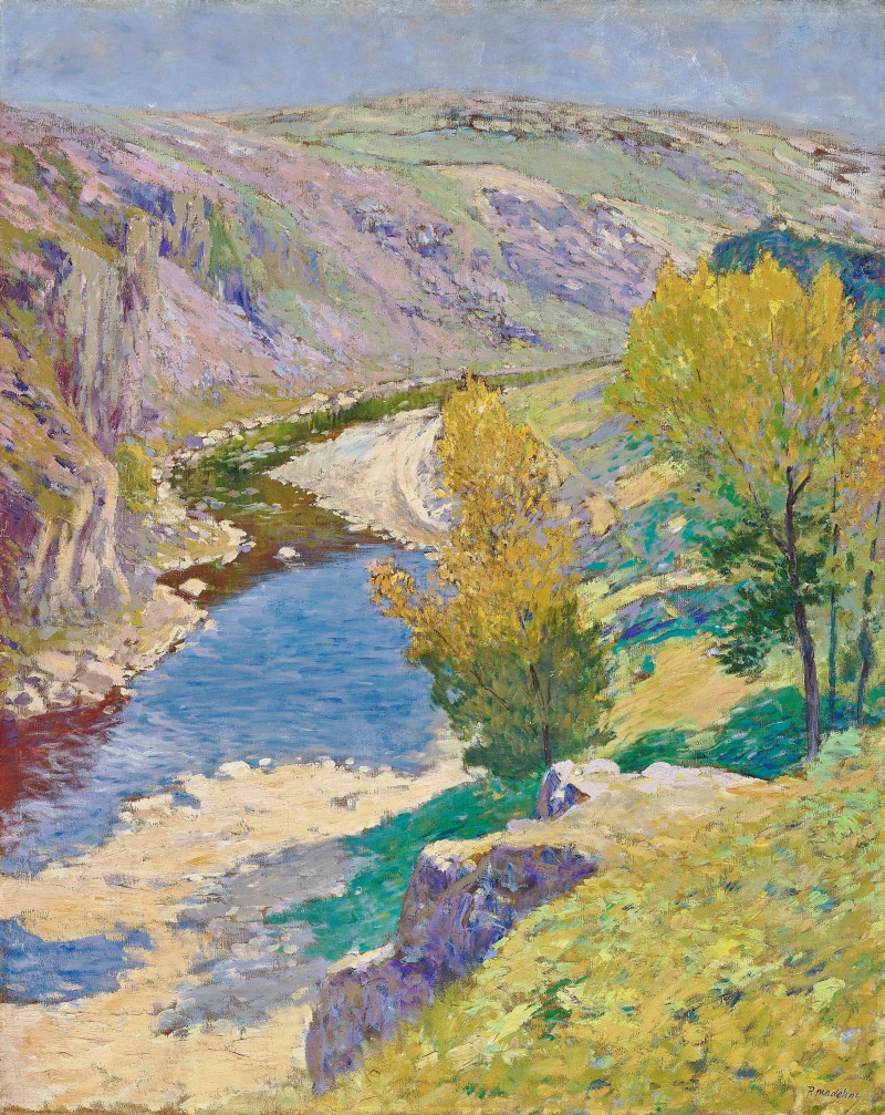 Das Tal der Creuse, um 1900 Madeline, Paul