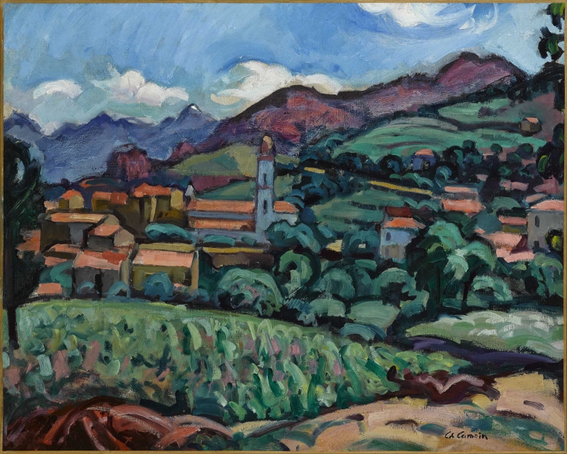 Die Kirche von Piana auf Korsika, 1910 Camoin, Charles