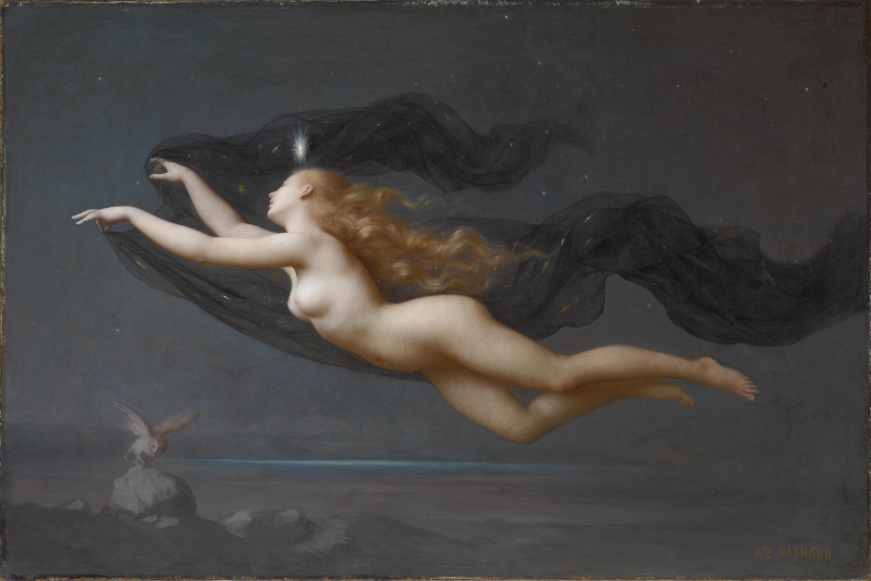 Die Nacht, um 1887 Raynaud, Auguste