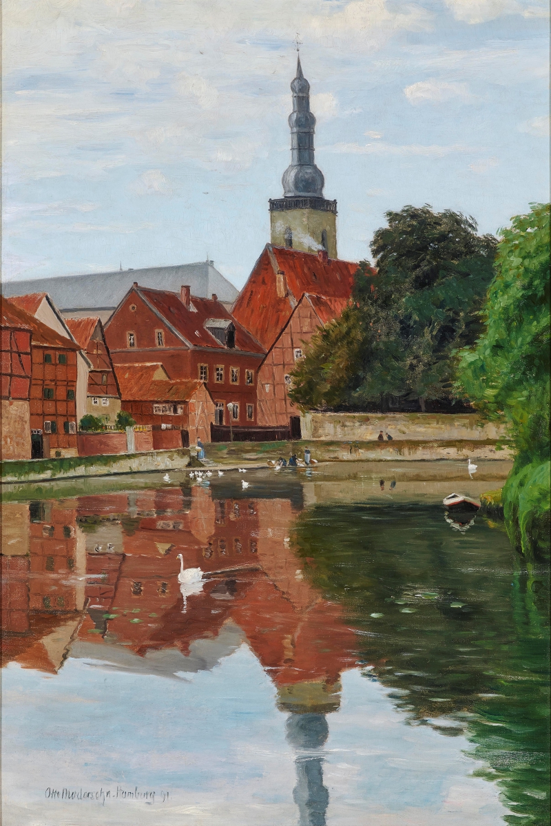 Großer Teich in Soest, 1891 Modersohn, Otto