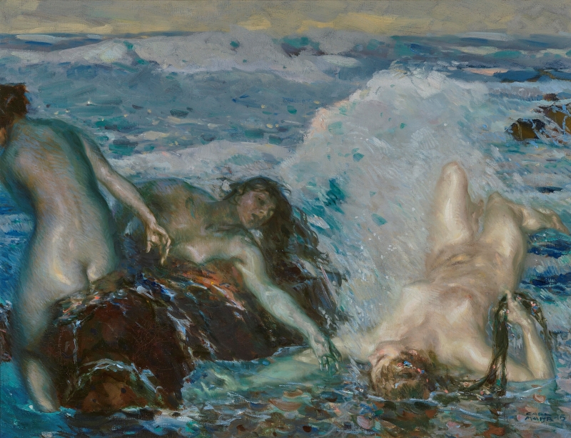 In der Brandung, 1915 Marr, Carl von