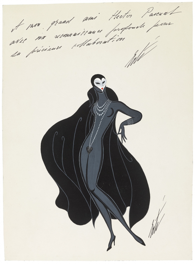 Musidora Zizi Jeanmaire, 1950er Jahre Erté, alias Romain de Tirtoff