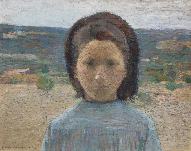 Porträt eines kleinen Mädchens, 1892 Martin, Henri