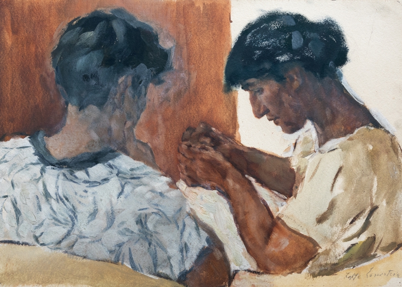 S&uuml;dl&auml;ndisches Paar, wohl 1951 Laserstein, Lotte